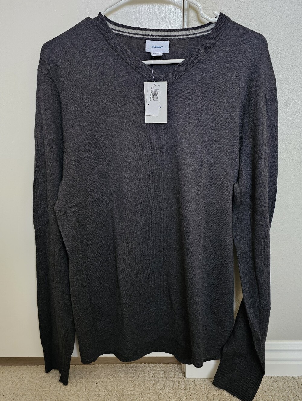 Old Navy Gray Charcoal Crewneck Sweater Medium New